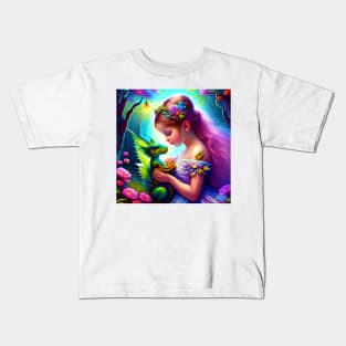 Fairy & Dragon (Friends) Kids T-Shirt